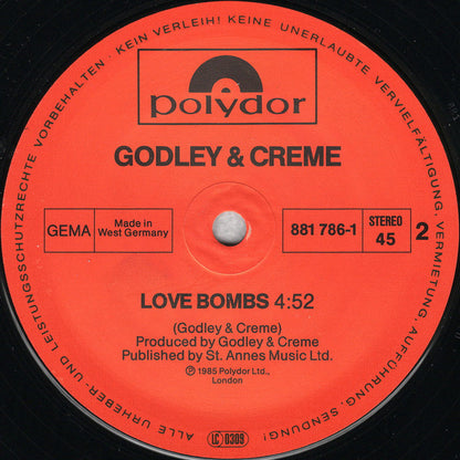 Godley & Creme : Cry (Extended Remix) (12", Maxi)