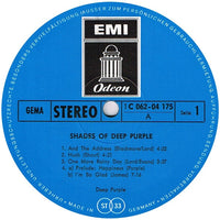 Deep Purple : Shades Of Deep Purple (LP, Album)