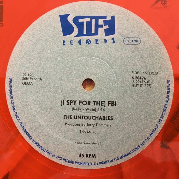 The Untouchables (7) : I Spy For The F.B.I. (12", Maxi, Ora)