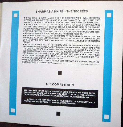 Brandon Cooke : Sharp As A Knife (Voices Calling) (The Scratch Pak) (2x12")