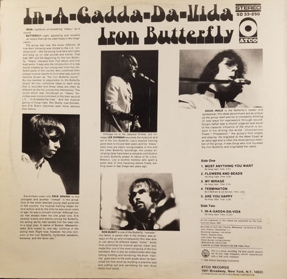 Iron Butterfly : In-A-Gadda-Da-Vida (LP, Album, RP)