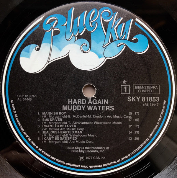 Muddy Waters : Hard Again (LP, Album)
