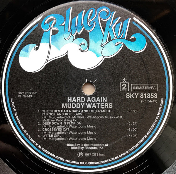 Muddy Waters : Hard Again (LP, Album)