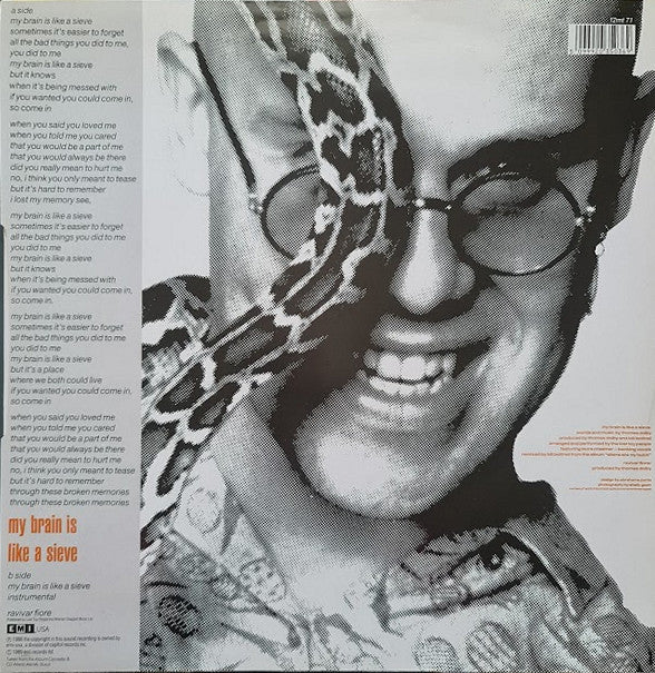 Thomas Dolby : My Brain Is Like A Sieve (12")