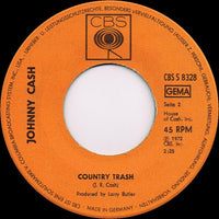 Johnny Cash : Oney / Country Trash (7", Single)