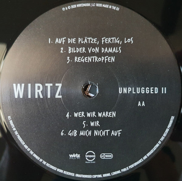 Daniel Wirtz : Unplugged II (2xLP, Album)