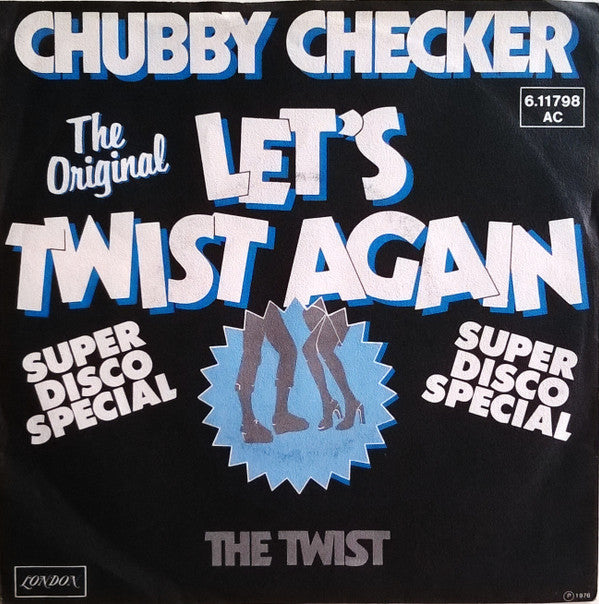 Chubby Checker : Let's Twist Again (7", Single, RE)