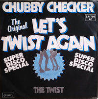 Chubby Checker : Let's Twist Again (7", Single, RE)