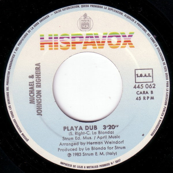 Righeira : Vamos A La Playa (7", Single)