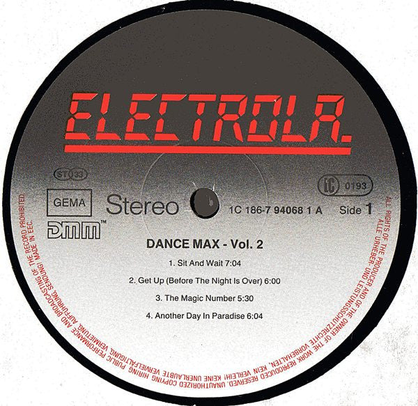 Various : Dance Max 2 (2xLP, Comp)