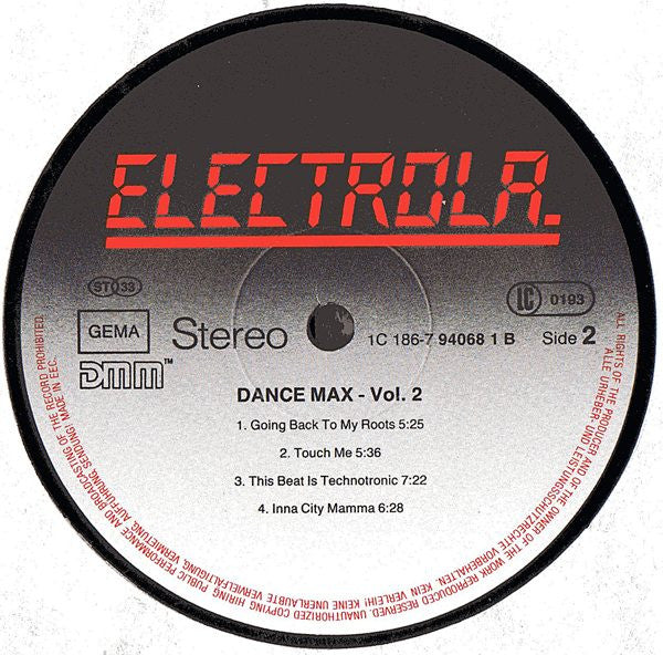 Various : Dance Max 2 (2xLP, Comp)