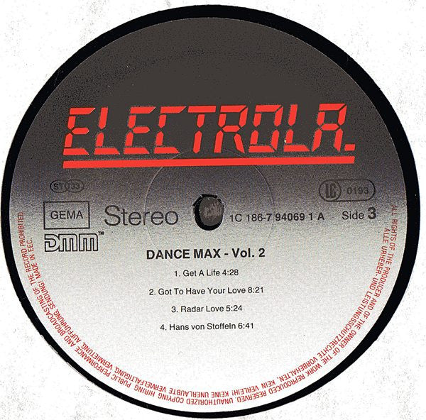 Various : Dance Max 2 (2xLP, Comp)