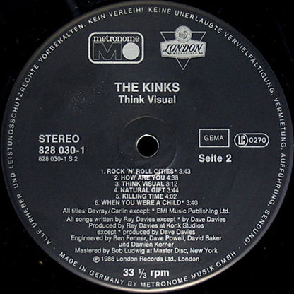 The Kinks : Think Visual (LP, Album)