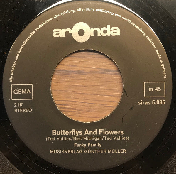 Funky Family (3) : Hot Pants / Butterflies And Flowers (7")