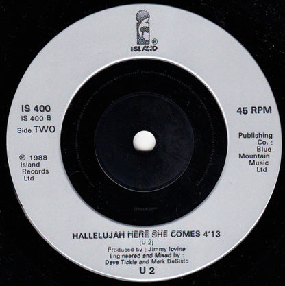 U2 : Desire (7", Single, Sil)