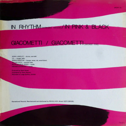 Scream + Dance* : In Rhythm (12", Single)