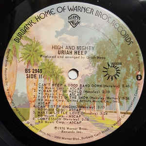 Uriah Heep : High And Mighty (LP, Album,  Te)