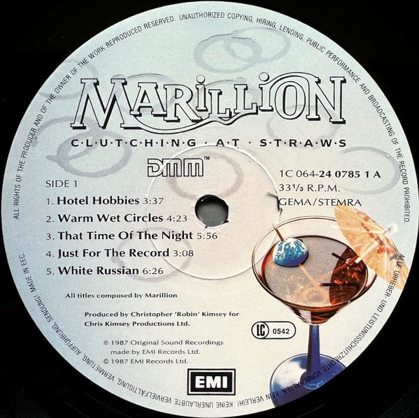 Marillion : Clutching At Straws (LP, Album)