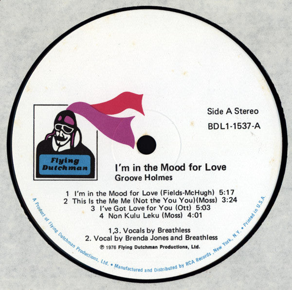 Groove Holmes* : I'm In The Mood For Love (LP, Album)