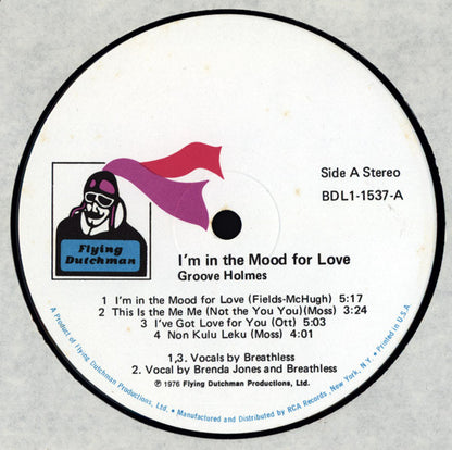 Groove Holmes* : I'm In The Mood For Love (LP, Album)