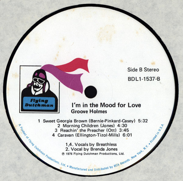 Groove Holmes* : I'm In The Mood For Love (LP, Album)