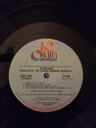 John Williams (4), London Symphony Orchestra : Star Wars Original Soundtrack  (LP, M/Print, Pit)