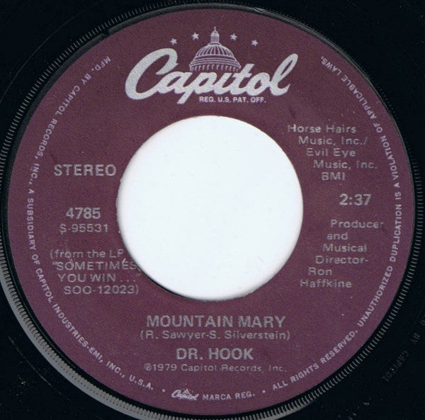 Dr. Hook : Better Love Next Time (7", Single, Win)