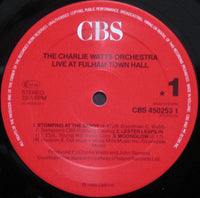 The Charlie Watts Orchestra : Live At  Fulham Town Hall (LP, Album)