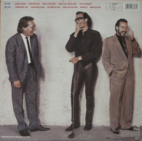 Huey Lewis And The News* : Fore! (LP, Album, Bla)