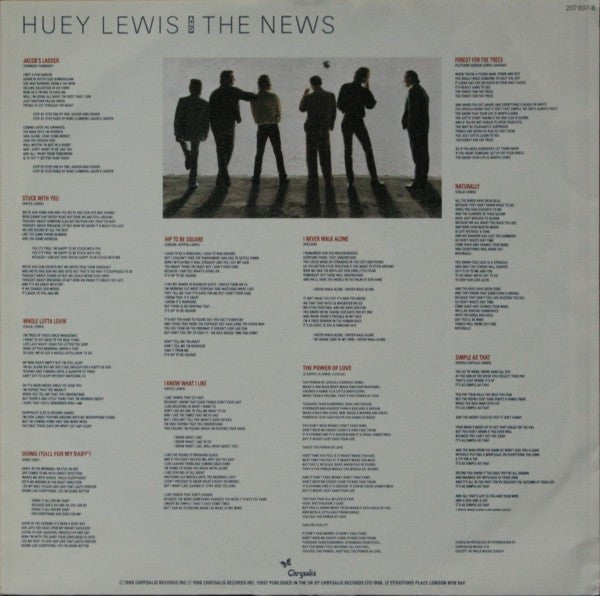 Huey Lewis And The News* : Fore! (LP, Album, Bla)