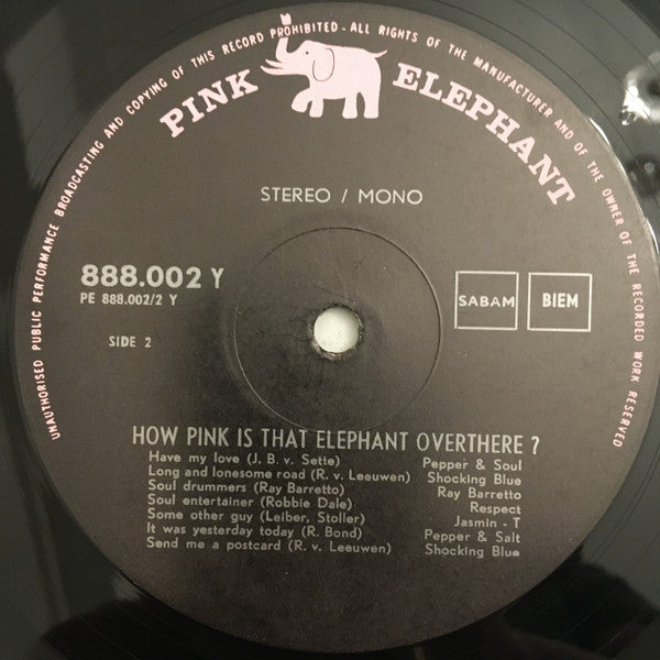 Various : How Pink Is That Elephant Over There? (LP, Comp)