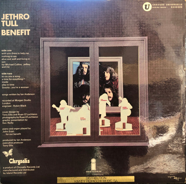Jethro Tull : Benefit (LP, Album, Pal)