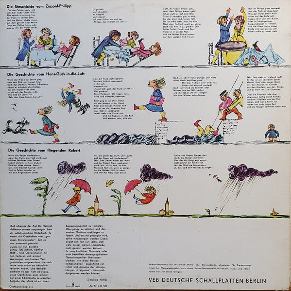 Heinrich Hoffmann : Der Struwwelpeter (LP, Mono, Gat)