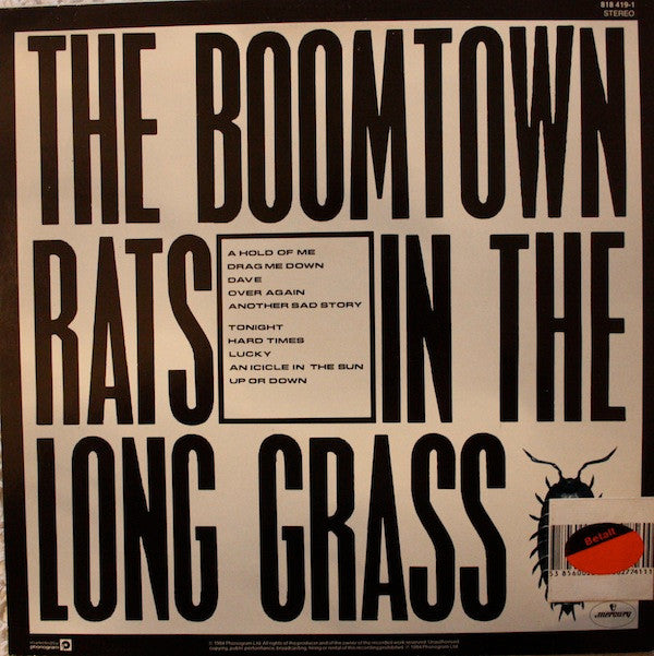 The Boomtown Rats : In The Long Grass (LP, Album)