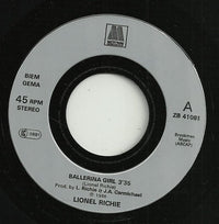 Lionel Richie : Ballerina Girl (7", Single)