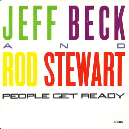 Jeff Beck And Rod Stewart : People Get Ready (7", Single)