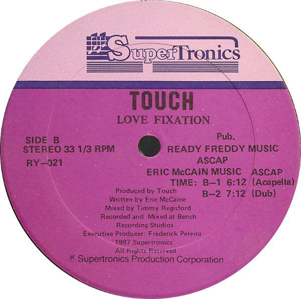 Touch (12) : Love Fixation (12")