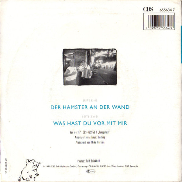 Ulrich Tukur : Der Hamster An Der Wand (7", Single)