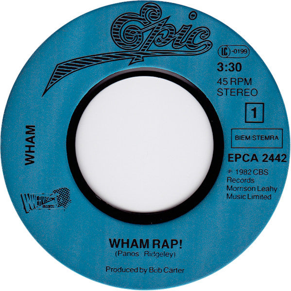 Wham! : Wham Rap! (7", Single, Pla)