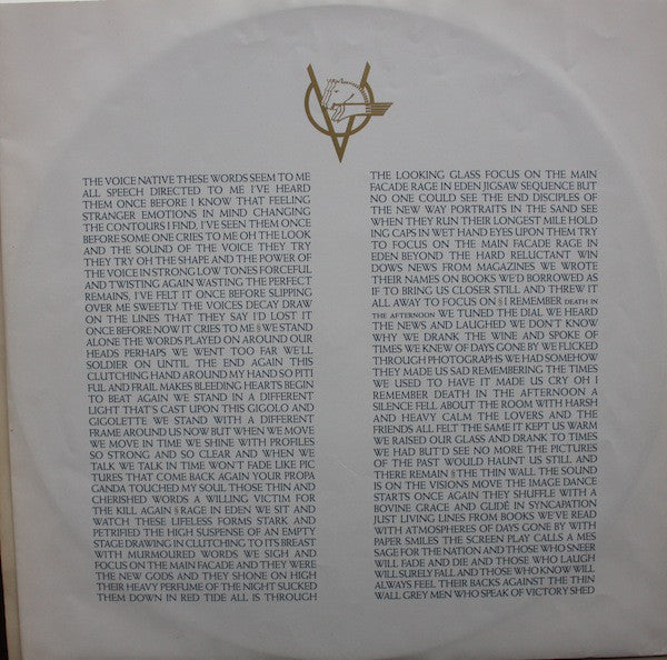 Ultravox : Rage In Eden (LP, Album)