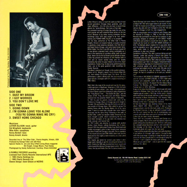 Luther Allison : Power Wire Blues (LP, Album, RE)