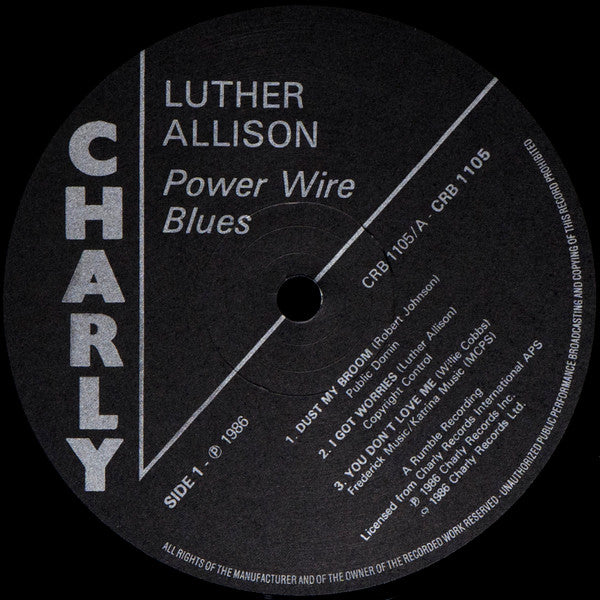 Luther Allison : Power Wire Blues (LP, Album, RE)