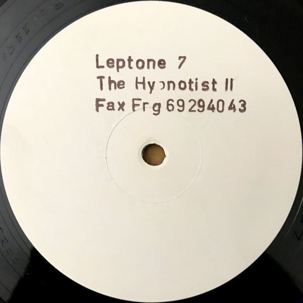 The Hypnotist : The Hypnotist II (12", Promo, Sta)