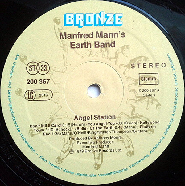 Manfred Mann's Earth Band : Angel Station (LP, Album)