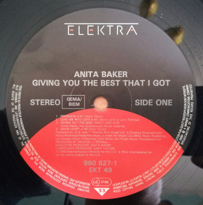 Anita Baker : Giving You The Best That I Got (LP, Album)