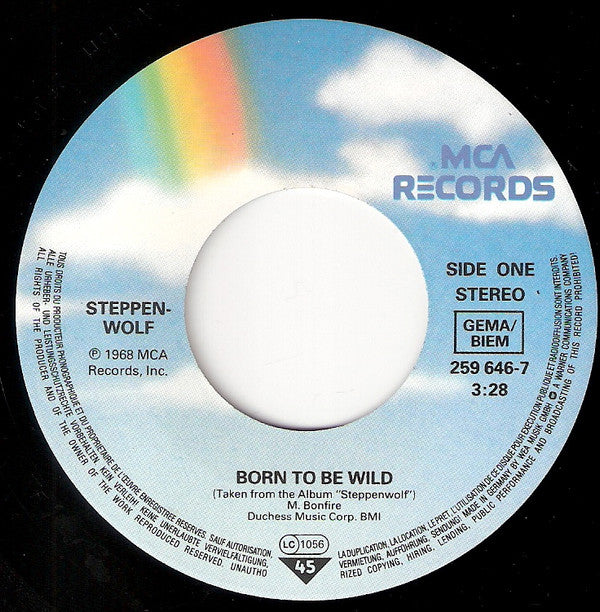 Steppenwolf : Born To Be Wild / Magic Carpet Ride (7", Single, RE)
