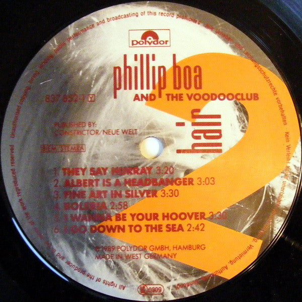Phillip Boa And The Voodooclub* : Hair (LP, Album + 12", MiniAlbum, Ltd)