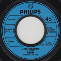 Stephen (16) : I Get The Feeling / A Time For Everyone (7")