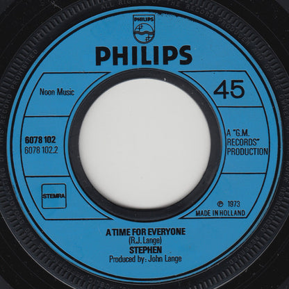 Stephen (16) : I Get The Feeling / A Time For Everyone (7")