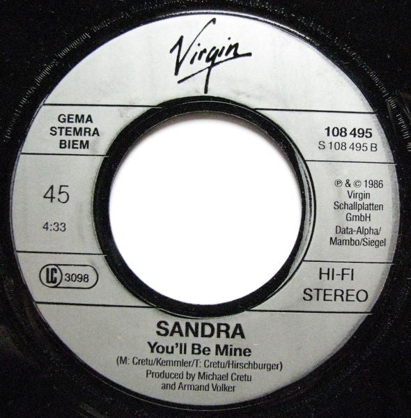 Sandra : Hi! Hi! Hi! (7", Single)